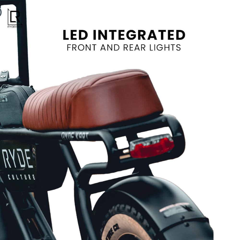 จักรยานไฟฟ้า Rydekart รุ่น Ryde Kart - สีน้ำตาลวินเทจ_8